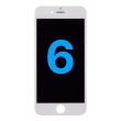 LCD Display Einheit für iPhone 6 (Aftermarket) (Weiß)