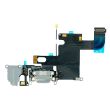 Ladebuchse Flexkabel für iPhone 6 (Aftermarket) (Silber)