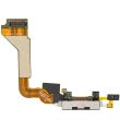 Ladebuchse Kabel für iPhone 4 (GSM) (Schwarz)