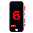 LCD Display Einheit für iPhone 6 (Aftermarket Pro XO7 Incell) (Schwarz)