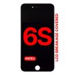 LCD Display mit Stahlplatte für iPhone 6S (Aftermarket Pro XO7 Incell) (Schwarz)