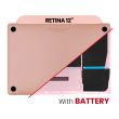 Bottom Hülle mit Akku (A1705) für MacBook 12" A1534 (2016-2017) (Rose Gold)