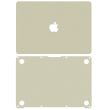 2-in-1 (Top, Bottom) Skin für MacBook 12" A1534 (2015-2017) (Gold)