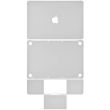 4-in-1 (Top, Bottom, Tastatur, Trackpad) Skin für MacBook 12" A1534 (Silber)