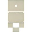 4-in-1 (Top, Bottom, Tastatur, Trackpad) Skin für MacBook 12" A1534 (Gold)