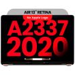 Komplette LCD Display Einheit für MacBook Air 13" A2337 (2020) (Space Grau)