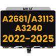 LCD Panel nur für MacBook Air 13" (A2681/ A3113/A3240) (mit All Years) (Premium)