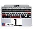 Top Case mit Tastatur (ANSI US) für MacBook Air 11" A1370 (2011)