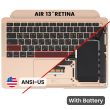 Top Case mit Akku und Tastatur (ANSI US) für MacBook Air 13" A2337 (2020) (Gold)
