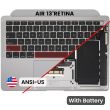 Top Case mit Akku und Tastatur (ANSI US) für MacBook Air 13" A2337 (2020)