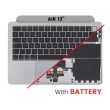 Top Case mit Akku und Tastatur (ISO UK) für MacBook Air 13" A2681 (2022)
