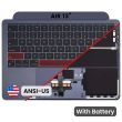Top Case mit Akku und Tastatur (ANSI US) für MacBook Air 13" A2681 (2022)