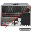 Top Case mit Akku und Tastatur (ANSI US) für MacBook Air 13" A3113 (Space Grau)