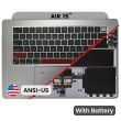 Top Case mit Akku und Tastatur (ANSI US) für MacBook Air 15" A2941 (Space Grau)