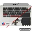 Top Case mit Akku und Tastatur (ANSI US) für MacBook Air 15" A3114 (2024)