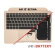 Top Case mit Akku und Tastatur (ISO UK) für MacBook Air 13" A2337 (2020) (Gold)