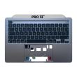 Top Case mit Tastatur (ISO UK) für MacBook Pro 13" A2338 (2020) (Space Grau)