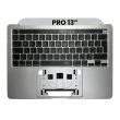 Top Case mit Tastatur (ISO UK) für MacBook Pro 13" A2251 (2020) (Space Grau)
