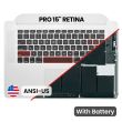 Top Case mit Akku und Tastatur (ANSI US) für MacBook Pro 15" A1398 (2013-2014)