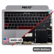 Top Case mit Akku und Tastatur (ANSI US) für MacBook Pro 13" A1706 (2016-2017)