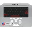 Top Case mit Tastatur (ANSI US) für MacBook Pro 16" A2485 (2021)/ A2780 (2023)