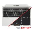 Top Case mit Akku und Tastatur (ANSI US) für MacBook Pro 13" A2159 (Silber)