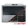 Top Case mit Akku und Tastatur (ISO UK) für MacBook Pro 13" A2251 (Space Grau)
