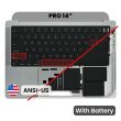 Top Case mit Akku und Tastatur (ANSI US) für MacBook Pro 14" A2442 (2021) (2023)