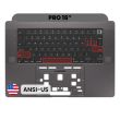 Top Case mit Tastatur (ANSI US) für MacBook Pro 16" A2991 (2023) (Space Schwarz)
