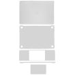 4-in-1 (Top, Bottom, Tastatur, Trackpad) Skin für MacBook Pro 13" A2251 (2020)