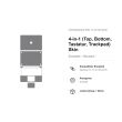 4-in-1 (Top, Bottom, Tastatur, Trackpad) Skin für MacBook Pro 13" A1708 (2016)