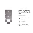 4-in-1 (Top, Bottom, Tastatur, Trackpad) Skin für MacBook Pro 16" A2485 (2021)