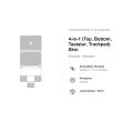 4-in-1 (Top, Bottom, Tastatur, Trackpad) Skin für MacBook Pro 13" A1708 (Silber)
