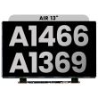 LCD Panel nur für MacBook Air 13" (A1466/ A1369) ( mit All Years)