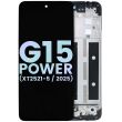 LCD Display mit Rahmen für Moto G15 Power (XT2521-5/2025) (Original)