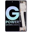 LCD Display mit Rahmen für Moto G Power (XT2515/ 2025) (Original) (Slate Gray)