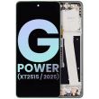 LCD Display mit Rahmen für Moto G Power (XT2515/ 2025) (Original) (Leaf Green)