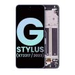LCD Display mit Rahmen für Moto G Stylus 4G (XT2317/ 2023) (Original) (Blau)