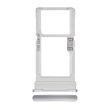 SIM-Kartenschacht Dual für Motorola Moto G 5G (XT2113-3/ 2020) (Frosted Silver)