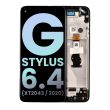 LCD Display mit Rahmen für Moto G Stylus 6.4" (XT2043/ 2020) (Original)