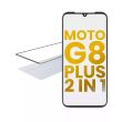 2-in-1 Front Glas mit OCA vormontiert für Motorola Moto G8 Plus (XT2019/ 2019)
