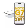 2-in-1 Front Glas mit OCA vormontiert für Moto G7 Supra (XT1955-5/ 2019)