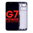 LCD Display mit Rahmen für Moto G7 Power (XT1955-2/4/7/ 2019) (154MM)