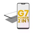 2-in-1 Front Glas mit OCA vormontiert für Motorola Moto G7 Power (XT1955/ 2019)