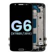 LCD Display mit Rahmen für Moto G6 (XT1925/ 2018) (Original) (Schwarz)