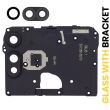 Rückkamera-Linse mit Halterung für Motorola Moto E (XT2052/ 2020) (Schwarz)