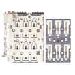 SIM-Kartenleser für Motorola Edge 30 (XT2203/ 2022) (REV 02) (2-teiliges Set)
