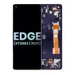 OLED Display mit Rahmen für Edge 5G (XT2063/ 2020) (Original) (Midnight Magenta)