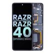 Haupt OLED Display mit Rahmen für Razr 2023/ Razr 40 (XT2323/ 2023) (Original)