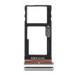 SIM-Kartenschacht Dual für Motorola One Fusion Plus (XT2067/ 2020) (Silber)